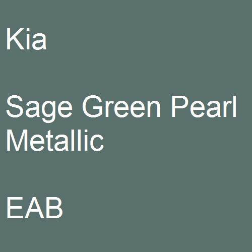 Kia, Sage Green Pearl Metallic, EAB.